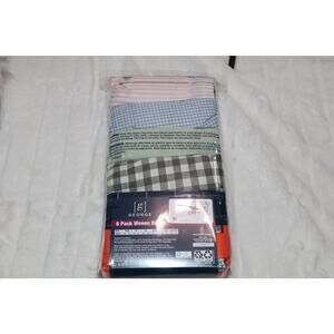 George Men's Moisture-Wicking Stretch Woven Boxers, 6-Pack
